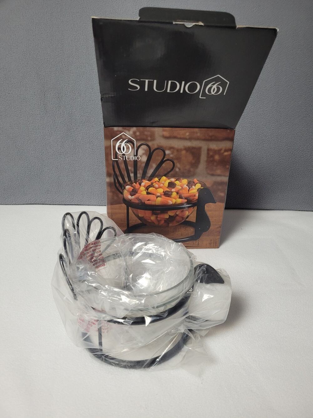 Studio 66 Turkey Bowl with Metal Stand